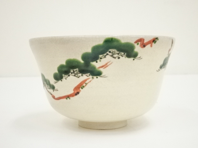 道具 ] - 道具 伊東陶山造 色絵松籟茶碗（共箱） | ネットショップ圭